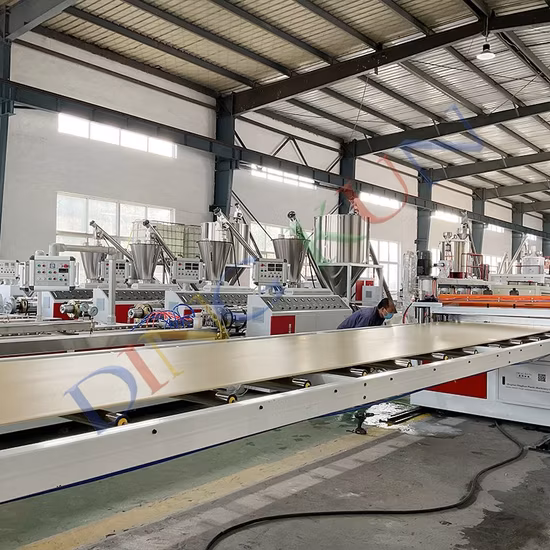 PVC Wood Plastic Cabinets Furniture Panel Production Line