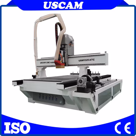 Atc CNC Center 1325 Atc Linear Disk Automatic Atc Cabinets Door Making CNC Router for Furniture Advertising